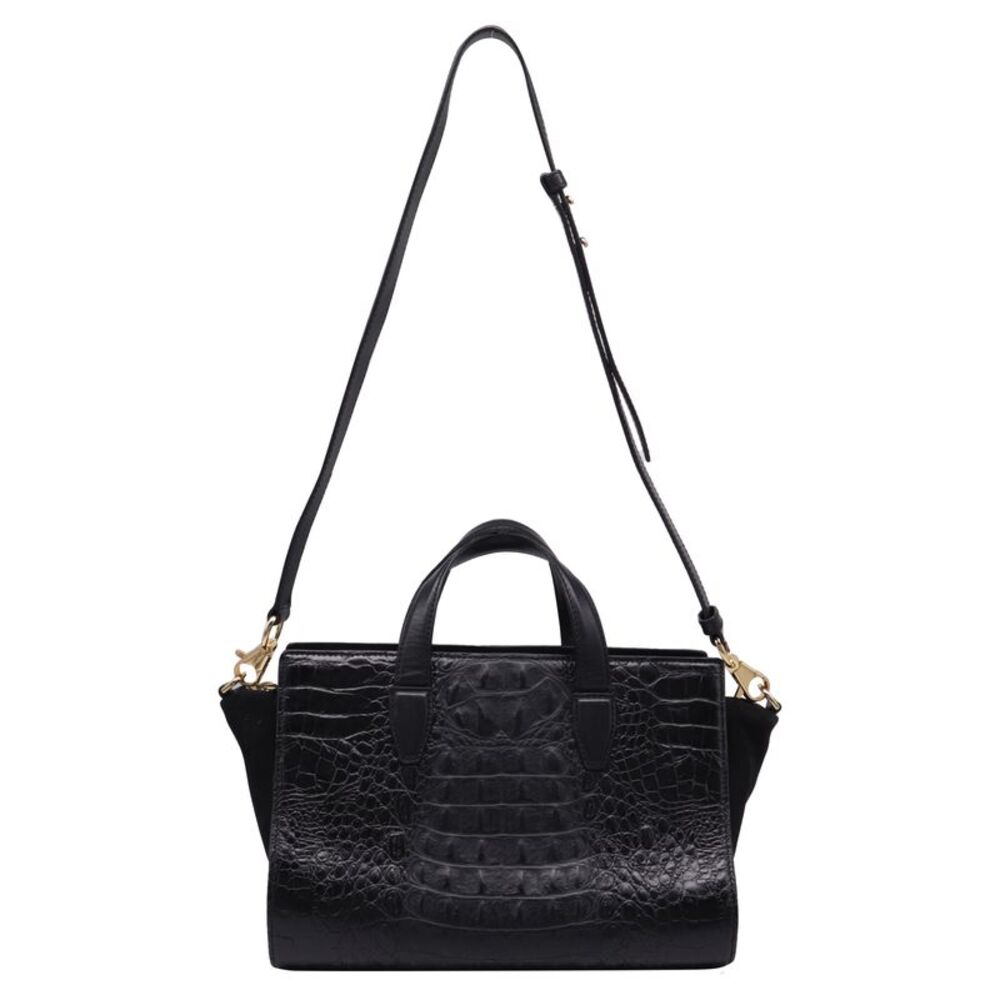 Alexander Wang Pelican Croc-Embossed Tote Bag in Black Leather